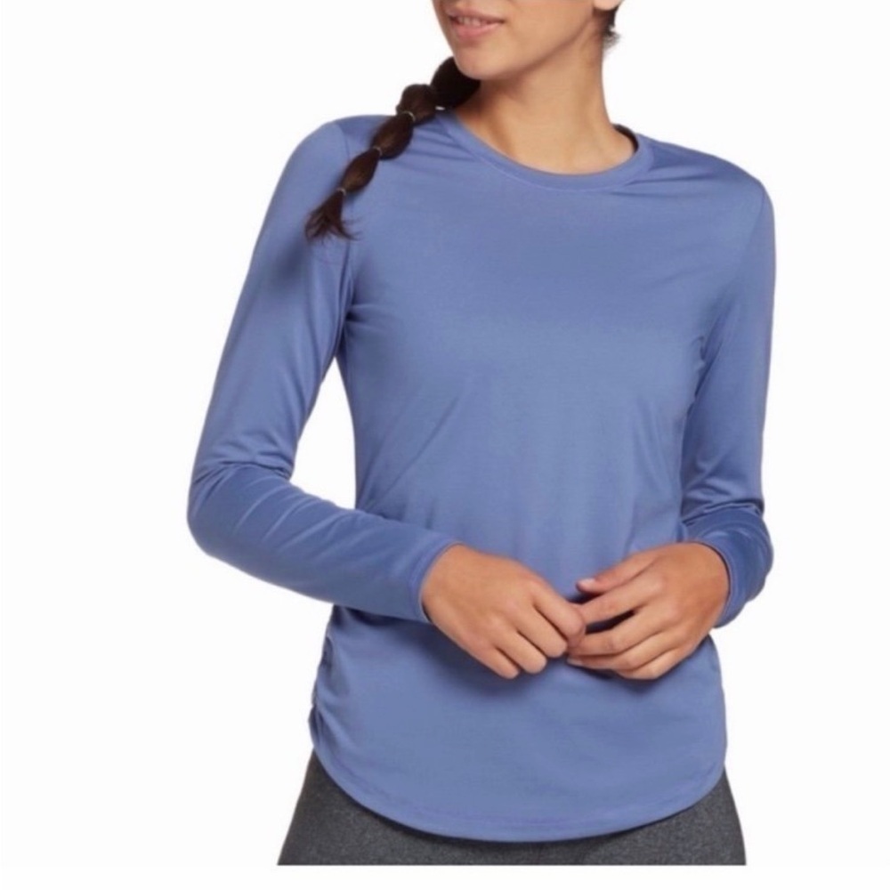 CALIA by Carrie Underwood Long Sleeve Tee in Soft Blue